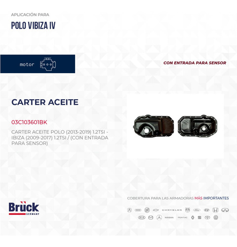 CARTER ACEITE (1.2 LTRS) POLO 13-14