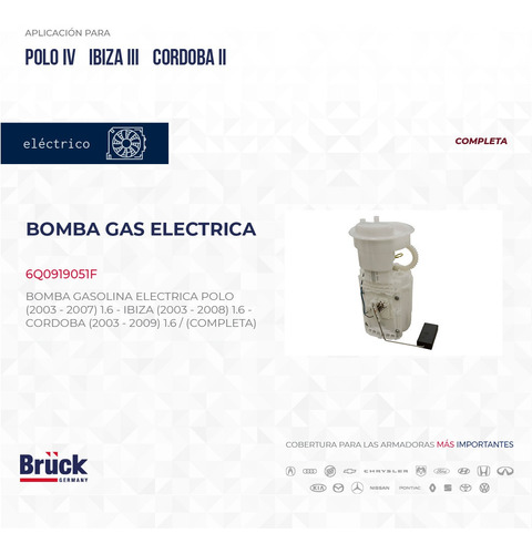 BOMBA GASOLINA POLO IBIZA CORDOBA (03-09) (COMPLETA