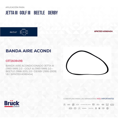 BANDA ALT (C/AIRE) MK A3 DERBY (2.0 LTRS) P6K 1155
