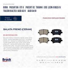 BALATA (TRAS/CERA) BORA A6 PASSAT GOLF V PASSAT CC TIGUAN EOS LEON (IBIZA/1.4LTRS/TSI)TOLEDO ALTEA AUSI A3 AUDI A4