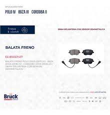BALATA (DEL) POLO (03-07) IBIZA (03-08) CORDOBA (03-09) (2.0LTRS)(C/SENSOR)