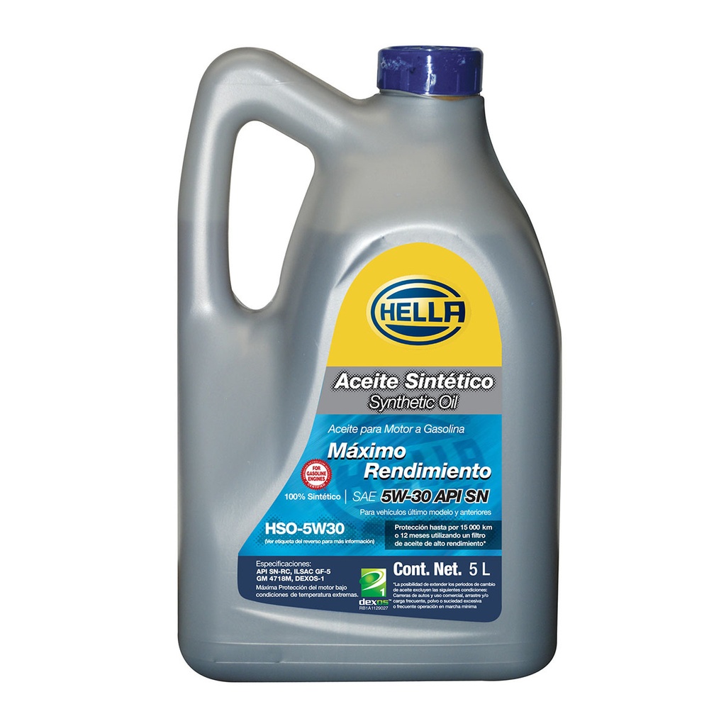 ACEITE (5W-30) SINTETICO GARRAFA 5 LTS