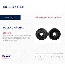 POLEA CIGUEÑAL (2.0 LTRS/1.9 TDI) MK A4 A5 NB  BORA MK A6 (05-10) DAMPER