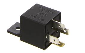 RELAY (4 PTAS) 12V 30A  (C/SOPORTE) (HELLA)
