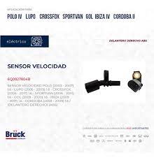 SENSOR VEL (ABS) (DEL/DER) GOL POLO LUPO IBIZA SAVEIRO CROSSFOX VENTO SPORTAVAN CORDOBA JETTA MK A7 WHT003860