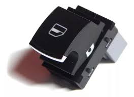 SWITCH VIDRIO ELECT MK A6 VENTO BORA NB POLO TIGUAN (FILO CROMO) 3 PINES