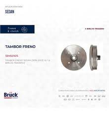 TAMBOR FRENO (TRAS) SEDAN (4 BIRLOS)