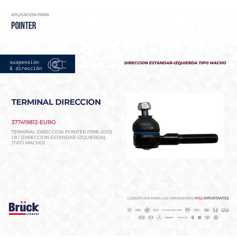 TERMINAL (DIR/C/EXT) POINTER (DER/IZQ) (STD/HID)