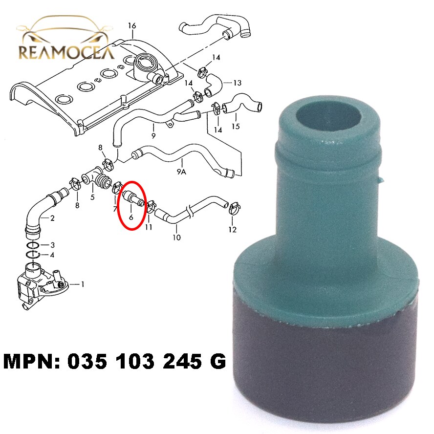 VALVULA VENTILACION (PCV) A4 NB PASSAT 1.8 T