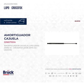 AMORTIGUADOR 5TA PTA LUPO(05-09) CROSSFOX(06-17)(48CM)