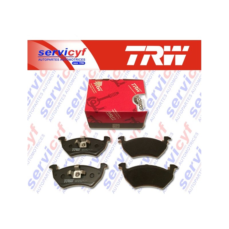 BALATA (DEL) GOL SAVEIRO LUPO A4 A5 NB AUDI A3 CROSSOFX SPORTVAN LEON (S/SENSOR)(TRW/ORIGINAL) 5U0 698 151 B