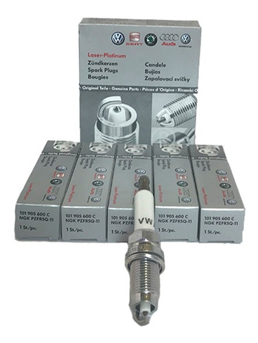 BUJIA PLATINO (1.6LTRS/2.5LTRS2.0 TSI) FR8HPO BORA JETTA A6 NB PASSAT AUDI A1 VENTO POLO IBIZA 18 (1.6LTRS) 03F 905 600 A 101 905 626