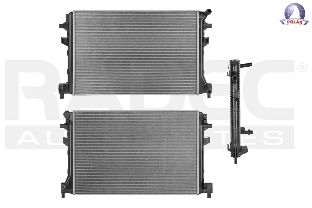 RADIADOR AUDI A3 (15-17) JETTA A7 GOLF A7 (19-21)