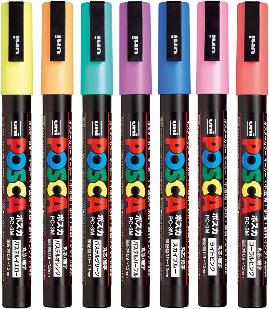[KIT3] KIT 3 MARCADORES C/BASE 7COLORES