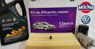 KIT AFINACION (2.0LTRS/1.8 TURB) MK A4 A5 NB LEON  *4 BUJIAS/1 FILTRO AIRE/1 FILTRO GASOLINA/1 FILTRO ACEITE/1 TORNILLO CARTER/1 GARRAFA ACEITE SINTETICO*