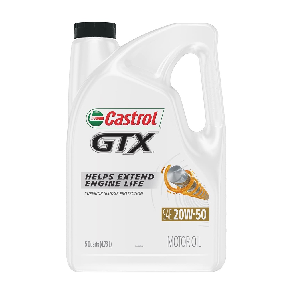 ACEITE (20W-50) MINERAL GARRAFA 5 LTRS CASTROL