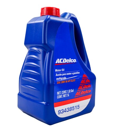 ACEITE (20W-50) MINERAL 5 LTRS AC DELCO