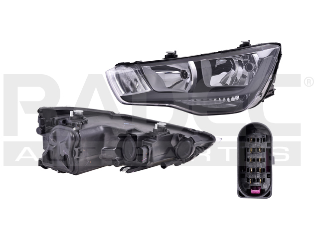 FARO AUDI A1 11-15 (IZQ) ELECTRICO C/MOTOR S/FOCO HALOGENO