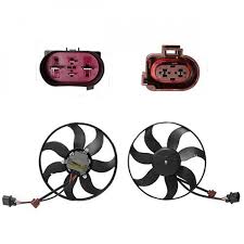 MOTOVENTILADOR (IZQ/PRINC)BORA JETTA A6 (11-18) NB(11-19) PASSAT B6 (05-11) TIGUAN AUDI A3 (08-17) (2.5LTRS/GLI 2.0L)(2 ARNES)( 7 ASPAS) 1K0-959-455-DL