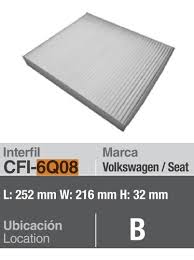 FILTRO CABINA GOL POLO LUPO SAVEIRO CROSSFOX CORDOBA IBIZA LEON VENTO