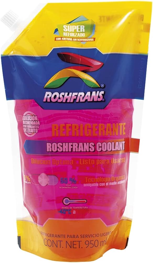 ANTICONGELANTE (ROSA 50/50) LISTO PARA USAR (-40C/128 C)(950 ML) PT554000001