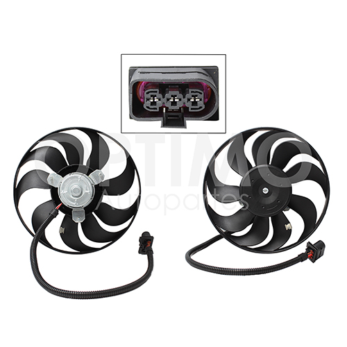 MOTOVENTILADOR (DER/AUX) MK A4 A5 NB LEON  C/AIRE 1J0-959-455-B