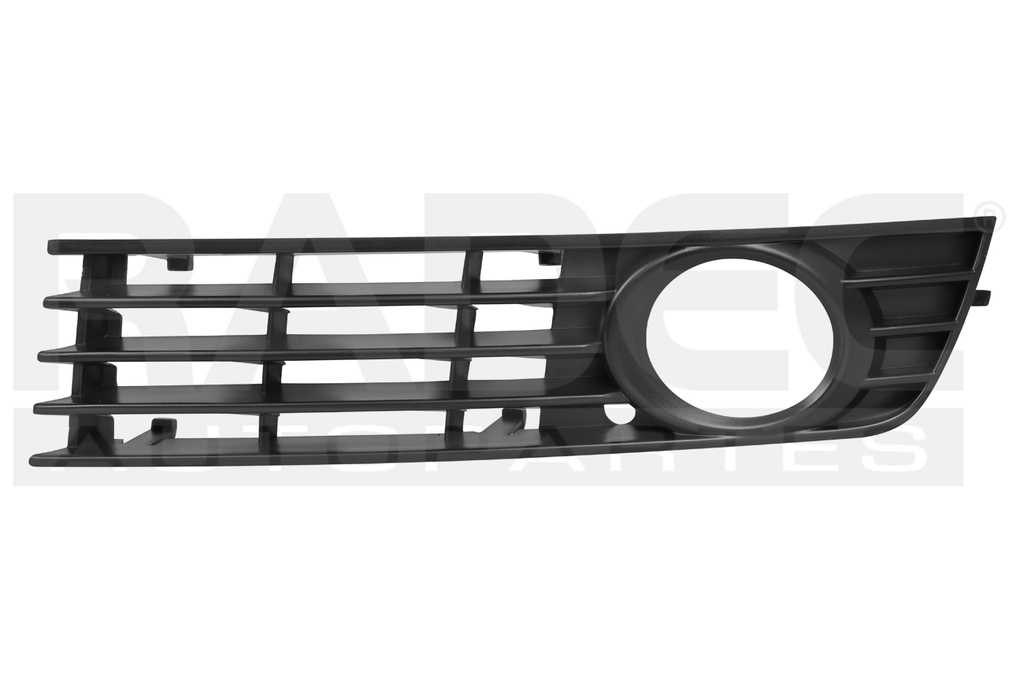 REJILLA FASCIA (DEL/IZQ) AUDI A4 02-04 C/HOYO P/FARO