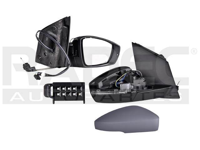 ESPEJO (DER) POLO VENTO 16-22 C/CONTROL C/DIRECCIONAL P/PINTAR LINEA NUEVA/LINEA ANTERIOR COMFORTLINE/TDI/HIGHLINE/STARLINE/DESIGNSOUND/ALL STAR/EDICION ESPECIAL 1.4/1.6L 4 PUERTAS