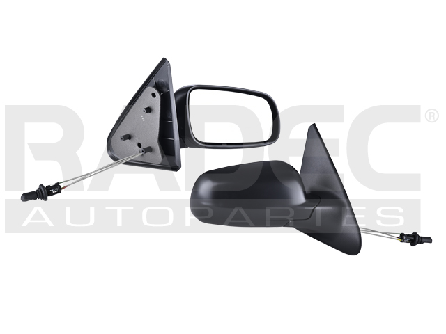 ESPEJO (DER/2PTRS/MAN)POINTER 00-09 CORRUGADO NEGRO