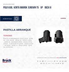 [7E0-905-865-BRUC] PASTILLA ARRANQUE GOL POLO VENTO GOL IBIZA TRANSPORTER EUROVAN AMAROK (6 PATAS) 6R0-905-865 7E0 905 865