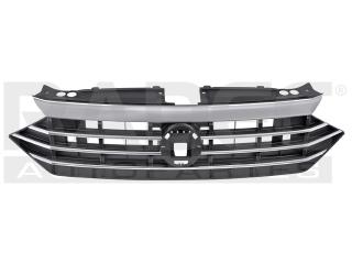 PARRILLA JETTA MK A7 19-21 C/MOLDURA CROMADA C/FILOS CROMADOS COMFORTLINE/HIGHLINE/TRENDLINE/WOLFSBURG EDITION L4 4 CILINDROS 1.4L 4 PUERTAS