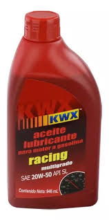 ACEITE (20W-50) MINERAL 946 ML RACING