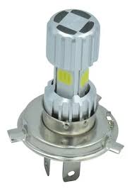 FOCO MOTO LED H4 ALTA Y BAJA BLANCO 4 CARAS
