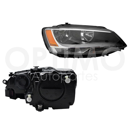FARO (DER) MK A6 BICENTE F/NEGRO P/1 CUARTO C/MICA AMBAR 5C7-941-006B	 NORMAL