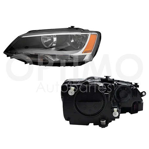 FARO (IZQ) MK A6 BICENTE F/NEGRO P/1 CUARTO C/MICA AMBAR NORMAL 5C7-941-005B