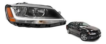 FARO (DER/LED) MK A6 BICENTE F/NEGRO C/DRL P/1 CUARTO C/MICA AMBAR (7PINES) 5C7-941-006J DIA