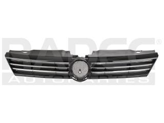 PARRILLA JETTA MK A6 BICENTENARIO 11-14 NEGRA BRILLANTE F/CROMADO TDI/COMFORTLINE/HIGHLINE/SPORT/STYLE L4 4 CILINDROS 2.0L 4 PUERTAS