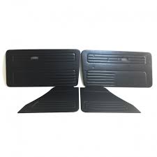 TAPAS PUERTA SEDAN NEGRAS 4 PZAS