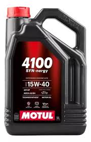 ACEITE (15W-40) SEMI SINTETICO API SL GARRAFA 5 LT 4100 MOTUL