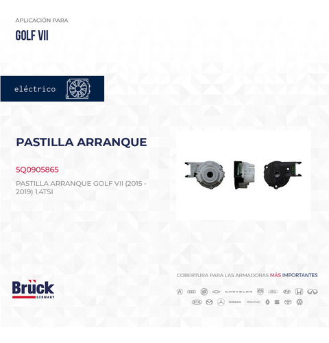 PASTILLA ARRANQUE GOLF VII (15-19)