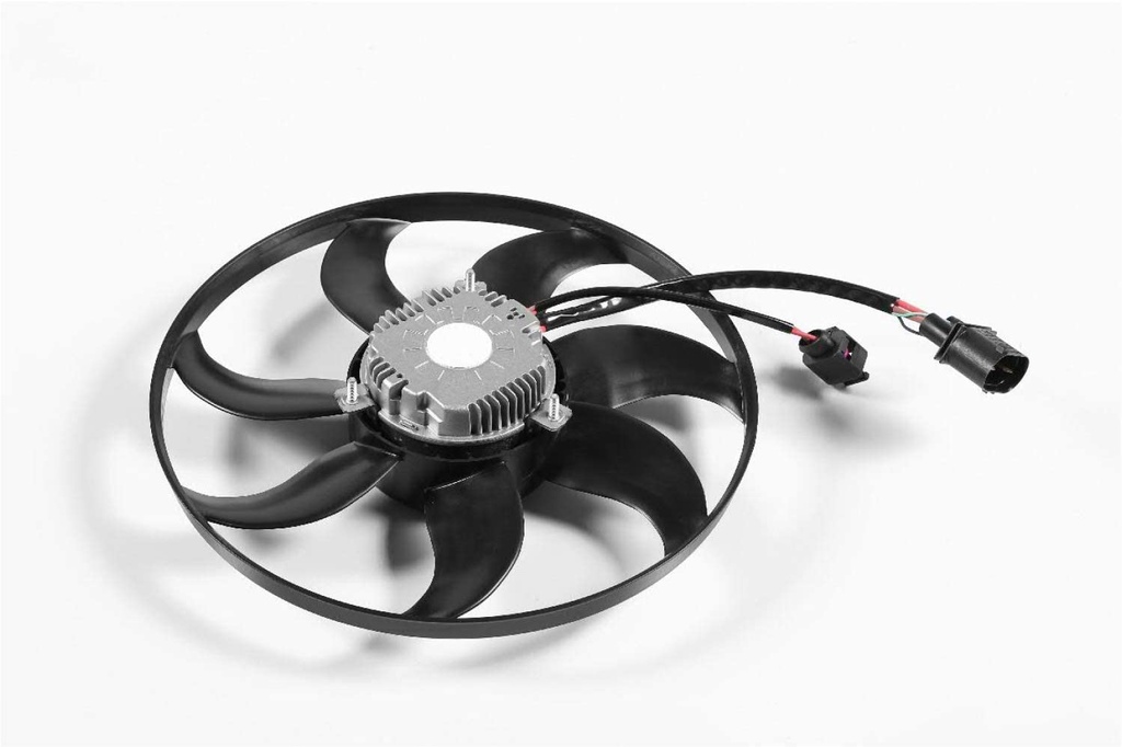 MOTOVENTILADOR (IZQ/PRINC) BORA MK A6 (11-18) NB(11-19) PASSAT B6 (05-11) TIGUAN AUDI A3 (08-17) (2.5LTRS/GLI 2.0L)(2 ARNES)( 7 ASPAS)