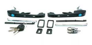 KIT MANIJAS (DEL/IZQ-DER) CAR ATLA MK A1 A2 C/CILINDRO  1 SOLA LLAVE